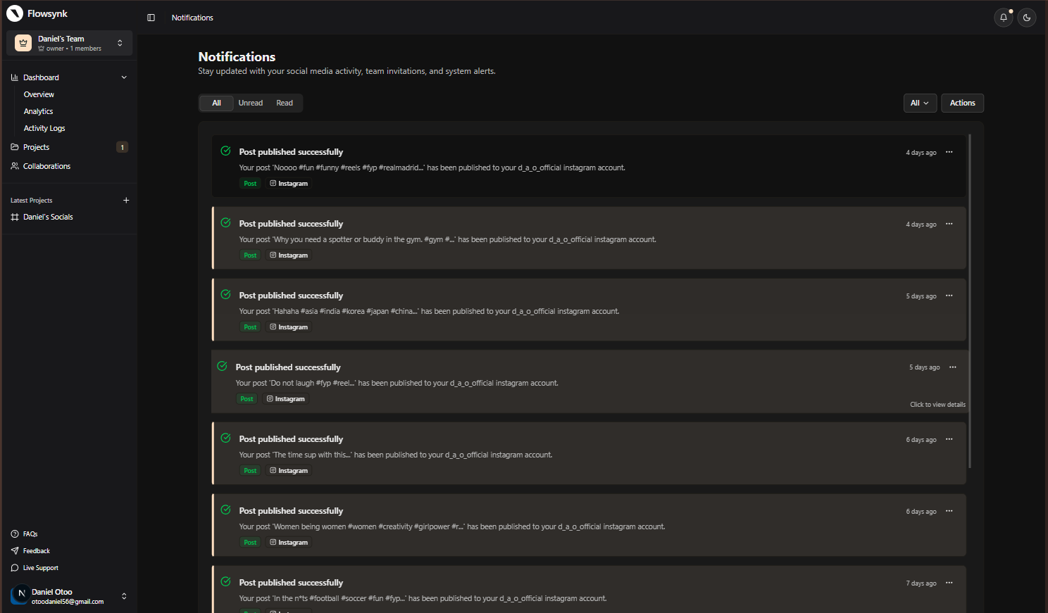 Notifications (Dark)