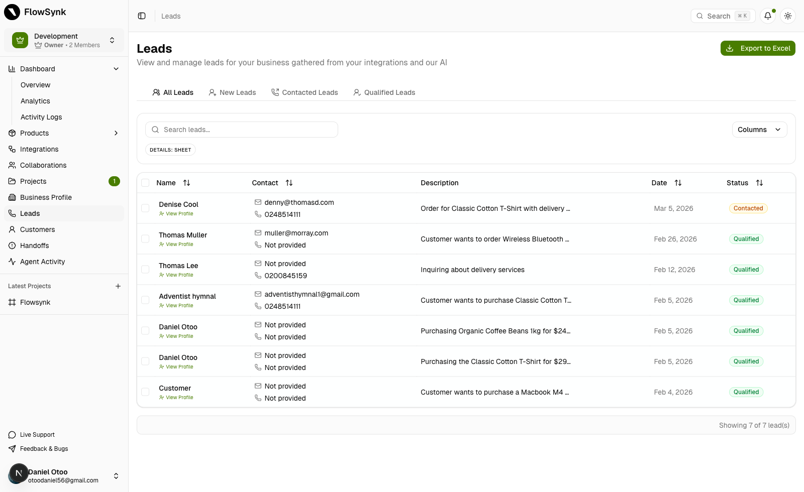 Leads Management (Light)