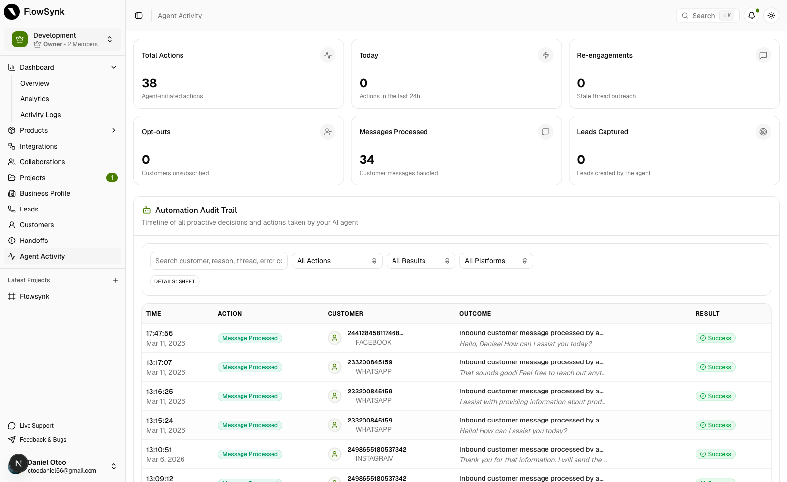Agent Activity (Light)